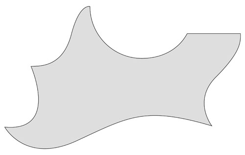 DA22 Acoustic Style Pick Guard - Click Image to Close
